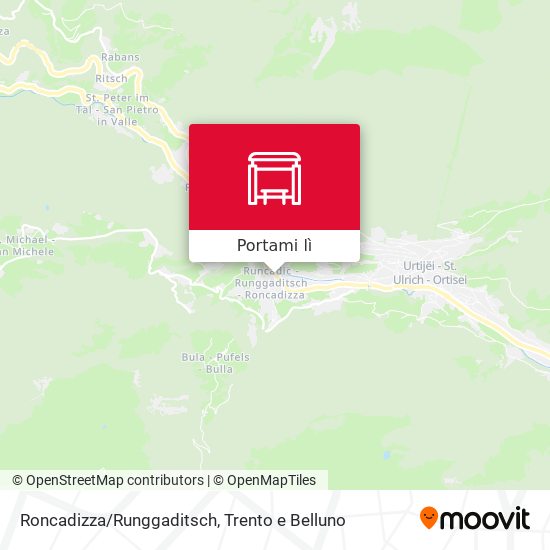 Mappa Roncadizza/Runggaditsch