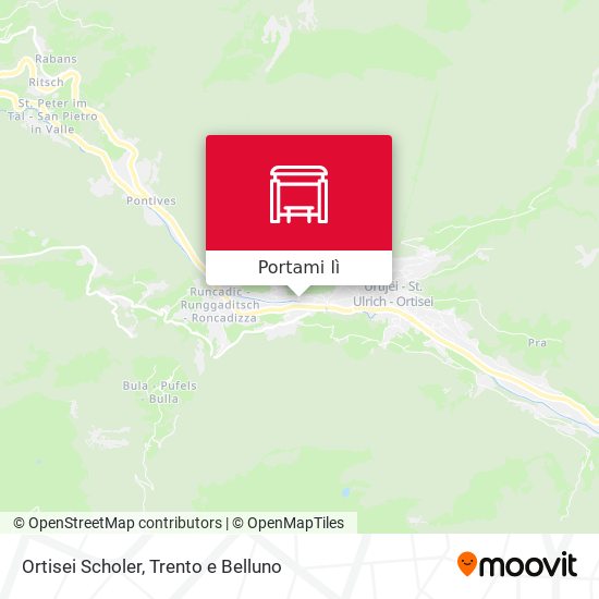 Mappa Ortisei Scholer