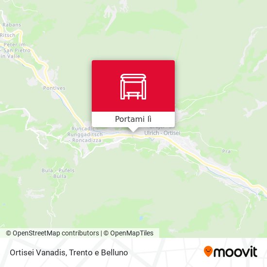 Mappa Ortisei Vanadis