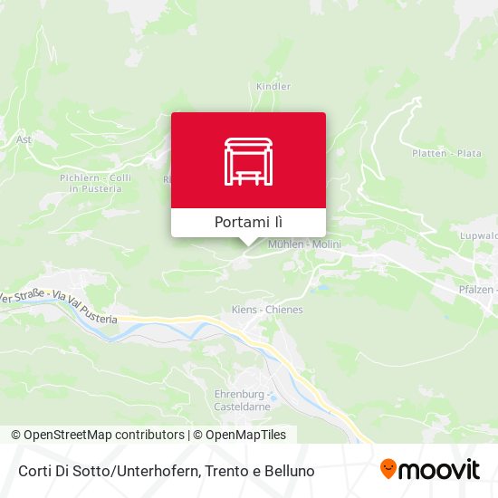 Mappa Corti Di Sotto/Unterhofern