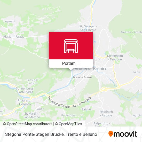 Mappa Stegona Ponte/Stegen Brücke
