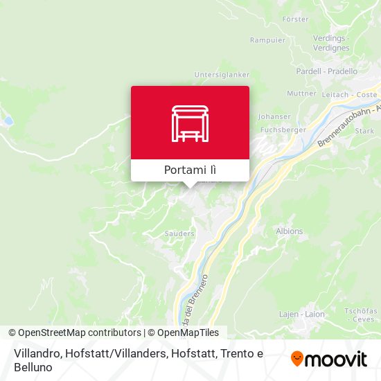 Mappa Villandro, Hofstatt / Villanders, Hofstatt