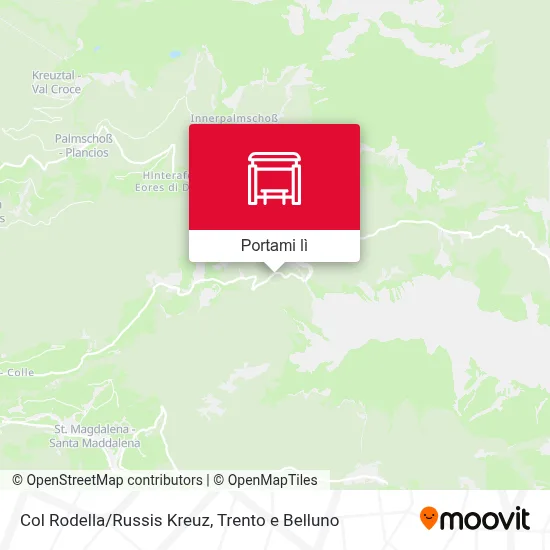 Mappa Col Rodella/Russis Kreuz