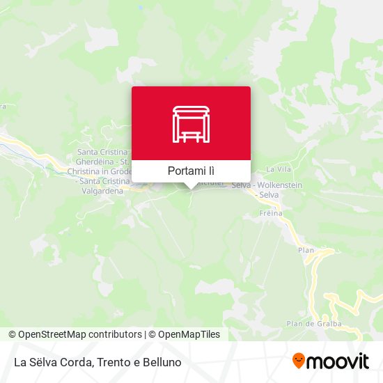 Mappa La Sëlva Corda