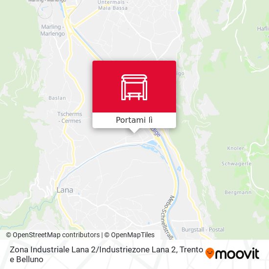 Mappa Zona Industriale Lana 2 / Industriezone Lana 2