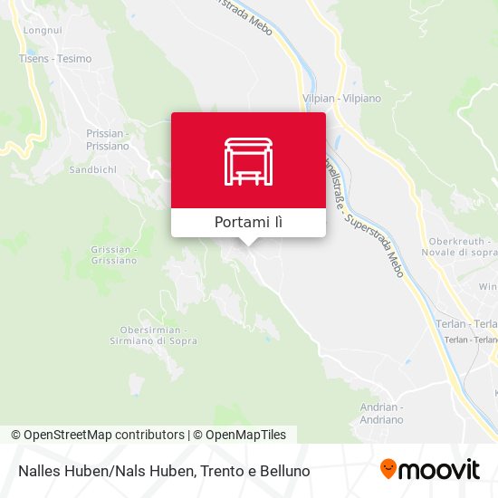 Mappa Nalles Huben/Nals Huben
