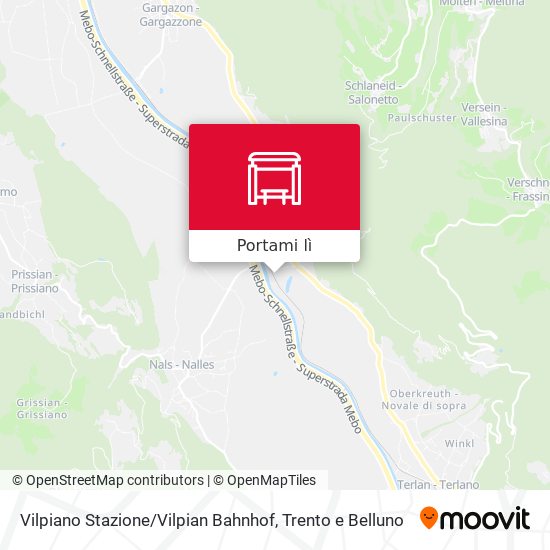 Mappa Vilpiano Stazione / Vilpian Bahnhof