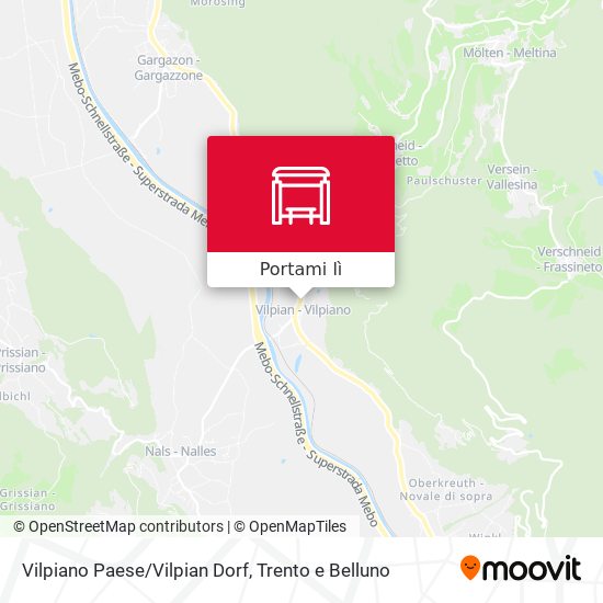 Mappa Vilpiano Paese/Vilpian Dorf