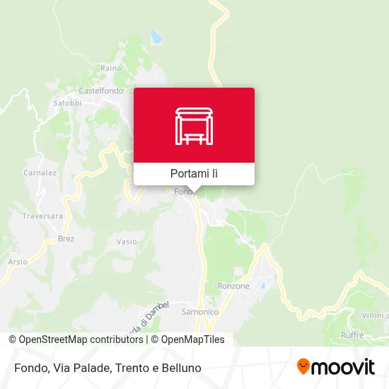 Mappa Fondo, Via Palade