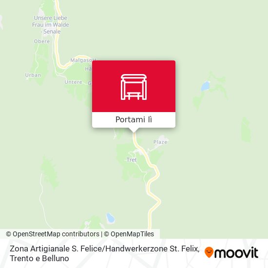 Mappa Zona Artigianale S. Felice / Handwerkerzone St. Felix