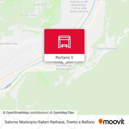 Mappa Salorno Municipio / Salurn Rathaus