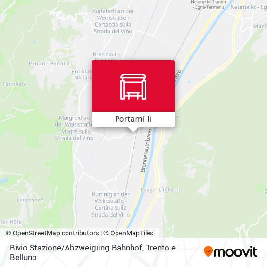 Mappa Bivio Stazione / Abzweigung Bahnhof