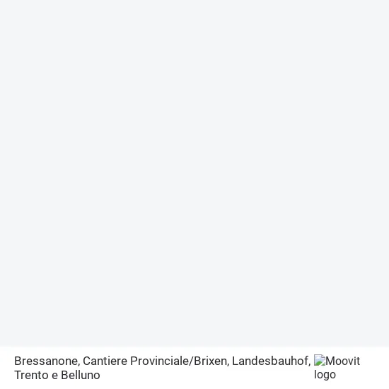 Mappa Bressanone, Cantiere Provinciale / Brixen, Landesbauhof