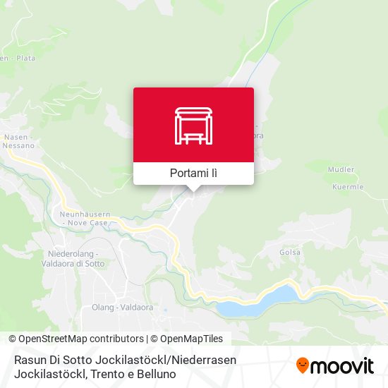 Mappa Rasun Di Sotto Jockilastöckl / Niederrasen Jockilastöckl