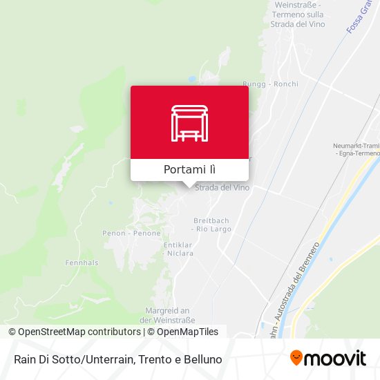Mappa Rain Di Sotto/Unterrain
