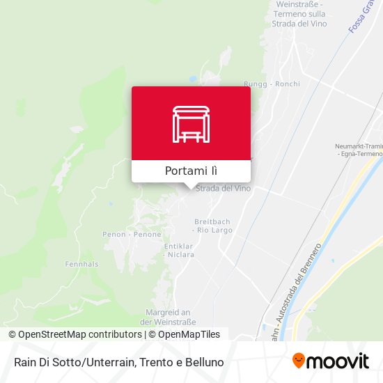 Mappa Rain Di Sotto/Unterrain