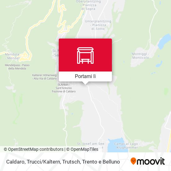 Mappa Caldaro, Trucci / Kaltern, Trutsch