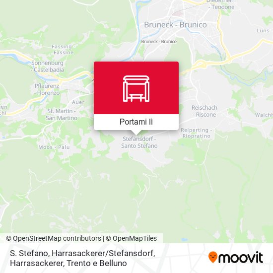 Mappa S. Stefano, Harrasackerer / Stefansdorf, Harrasackerer