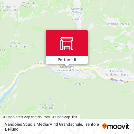 Mappa Vandoies Scuola Media / Vintl Grandschule