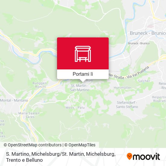 Mappa S. Martino, Michelsburg / St. Martin, Michelsburg