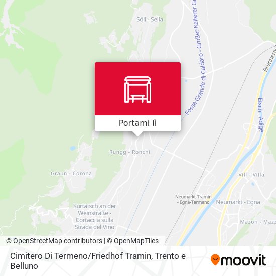 Mappa Cimitero Di Termeno / Friedhof Tramin
