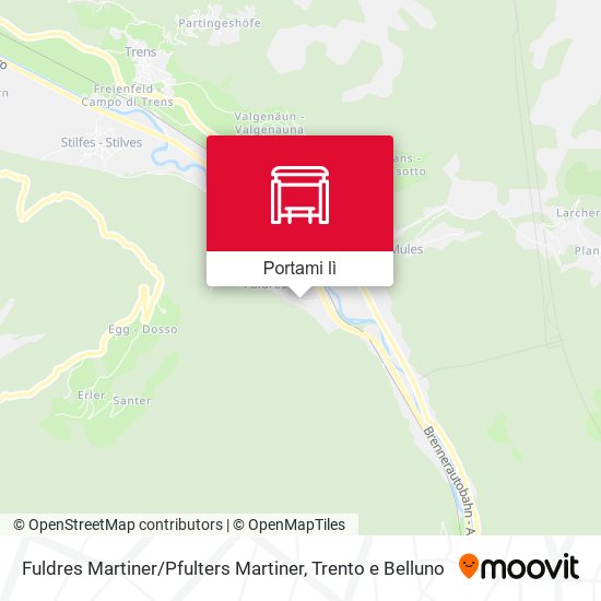 Mappa Fuldres Martiner / Pfulters Martiner