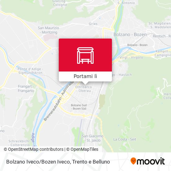Mappa Bolzano Iveco/Bozen Iveco