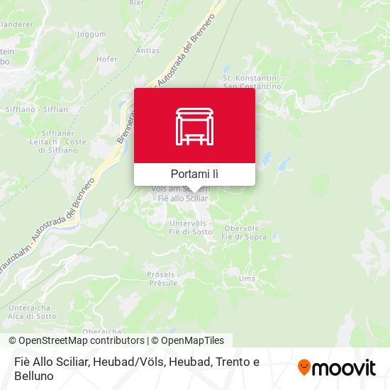 Mappa Fiè Allo Sciliar, Heubad / Völs, Heubad