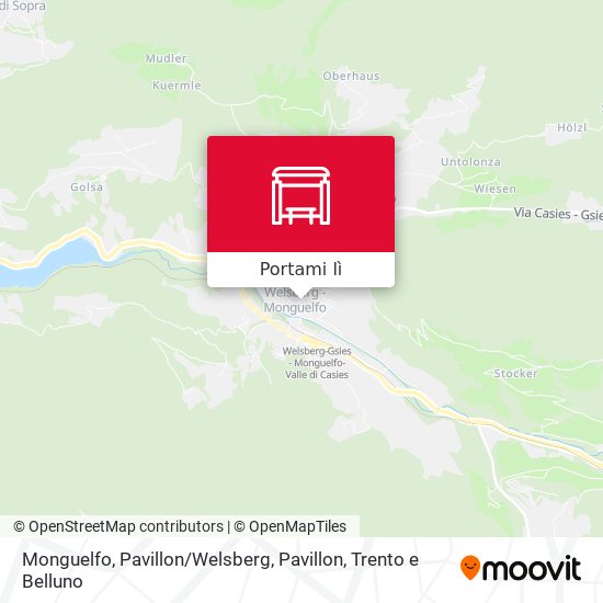 Mappa Monguelfo, Pavillon / Welsberg, Pavillon