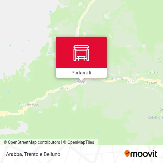 Mappa Arabba