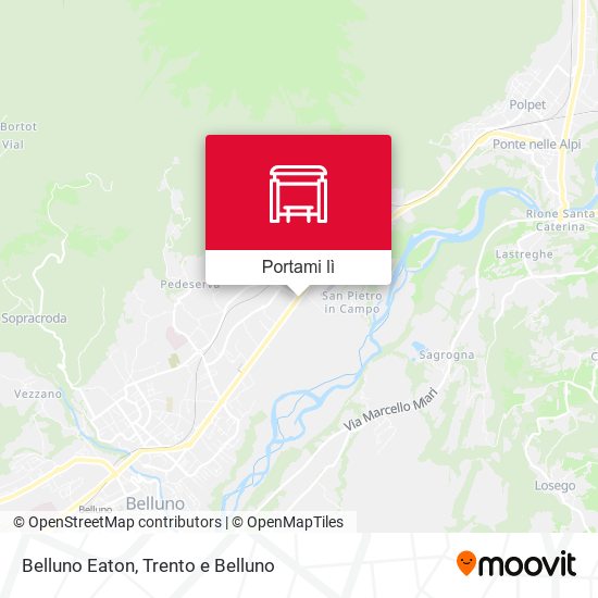 Mappa Belluno Eaton