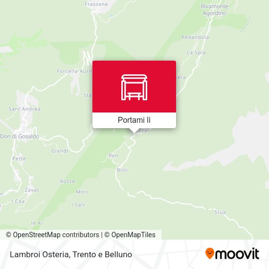 Mappa Lambroi Osteria