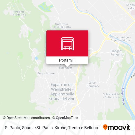 Mappa S. Paolo, Scuola / St. Pauls, Kirche