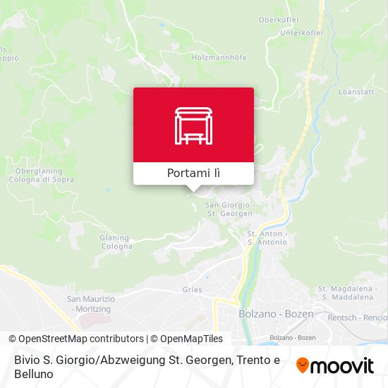 Mappa Bivio S. Giorgio / Abzweigung St. Georgen