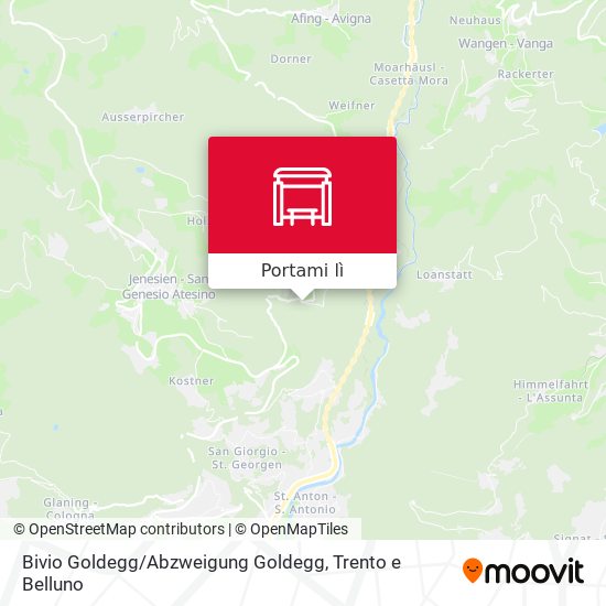 Mappa Bivio Goldegg / Abzweigung Goldegg