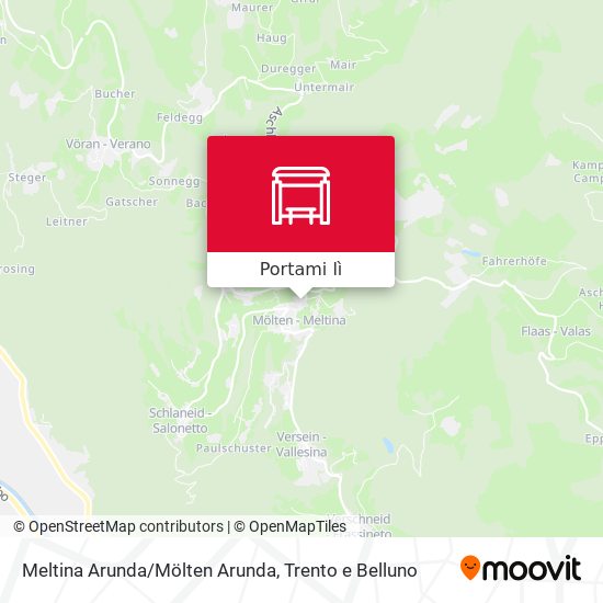 Mappa Meltina Arunda/Mölten Arunda