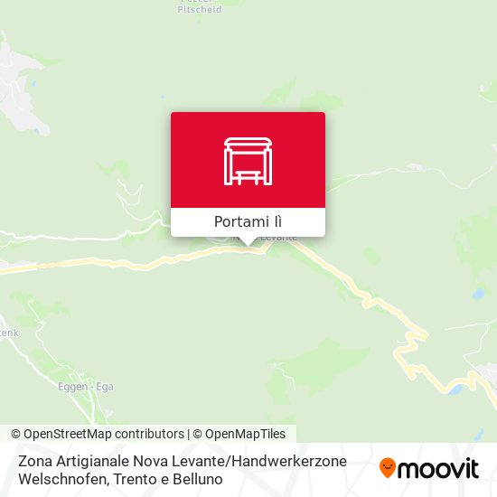 Mappa Zona Artigianale Nova Levante / Handwerkerzone Welschnofen