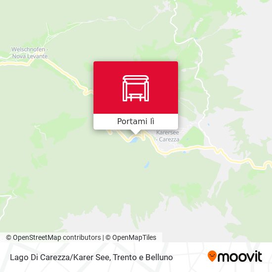 Mappa Lago Di Carezza/Karer See