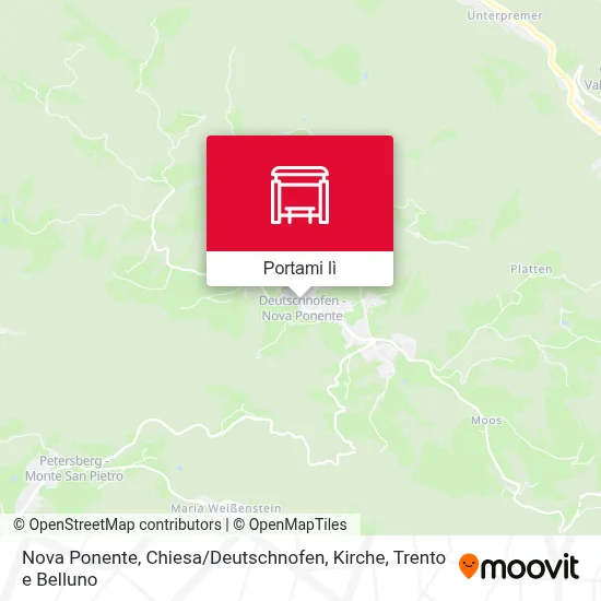 Mappa Nova Ponente, Chiesa / Deutschnofen, Kirche