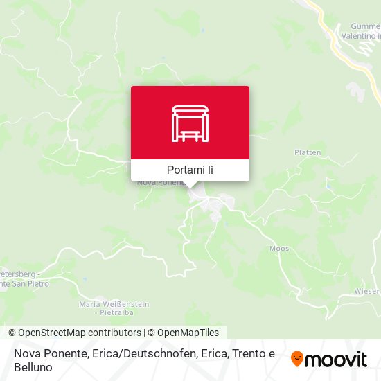Mappa Nova Ponente, Erica / Deutschnofen, Erica