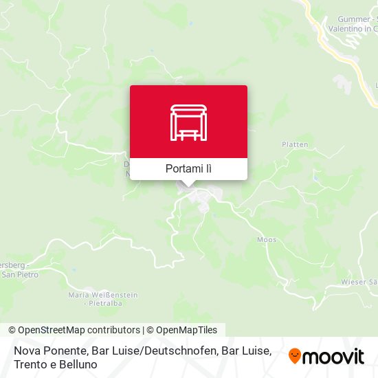 Mappa Nova Ponente, Bar Luise / Deutschnofen, Bar Luise