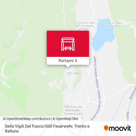 Mappa Sella Vigili Del Fuoco / Söll Feuerwehr