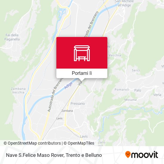 Mappa Nave S.Felice Maso Rover