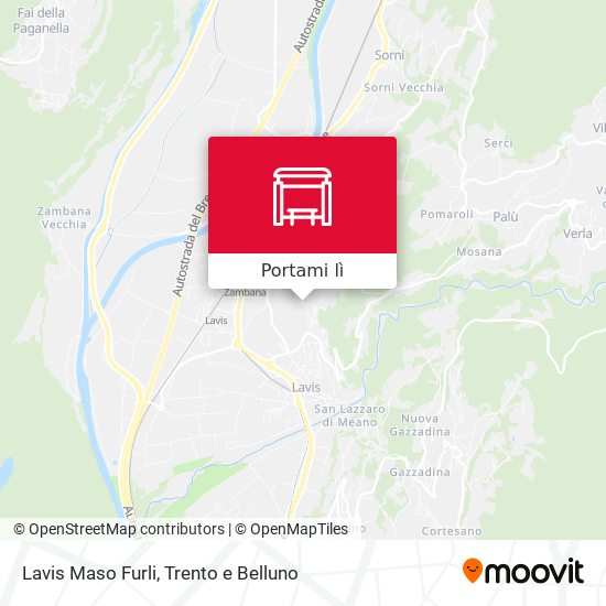 Mappa Lavis Maso Furli