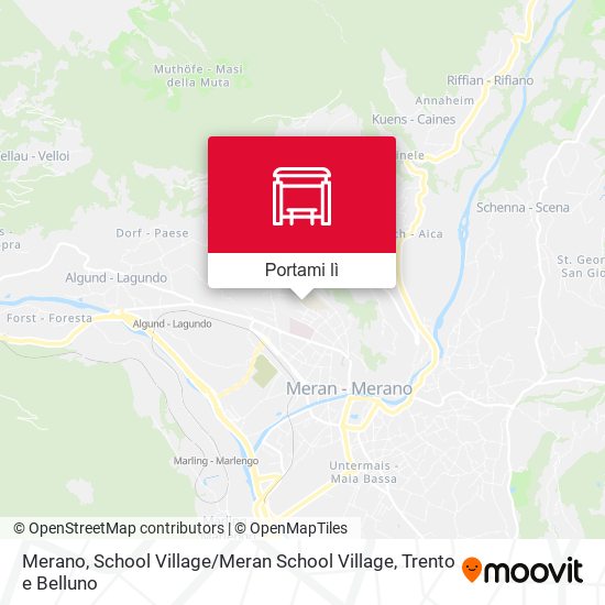 Mappa Merano, School Village / Meran School Village