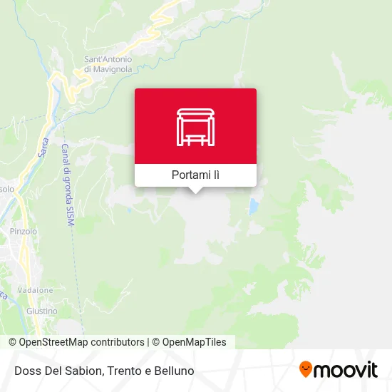 Mappa Doss Del Sabion