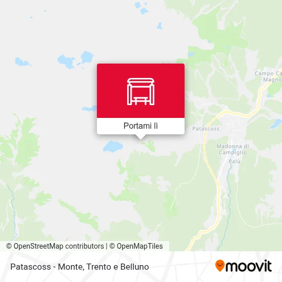 Mappa Patascoss - Monte