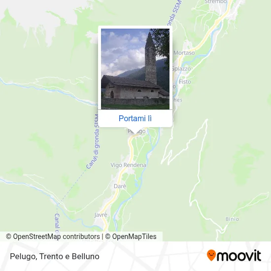 Mappa Pelugo