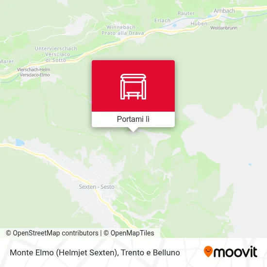 Mappa Monte Elmo (Helmjet Sexten)