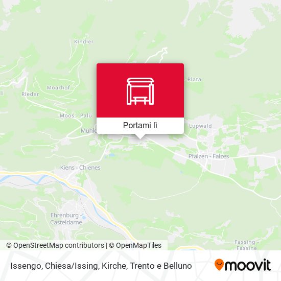 Mappa Issengo, Chiesa/Issing, Kirche